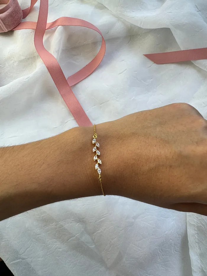 Pulsera de Hojas Athenea Dreamlandgt Joyas Guatemala Earrings