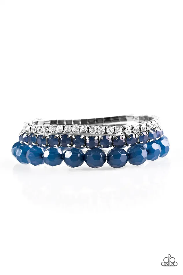 Bracelets Paparazzi Jewelry Paparazzi Bracelet Beautiful Bravado Blue