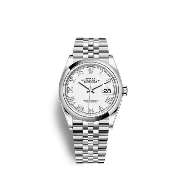 Bracelets Rolex Datejust 36mm Ref 1262000007 White Roman Dial Stainless Steel Jubilee Bracelet Watch Rolex Bracelets Rolex Datejust 36mm Ref 1262000007 White Roman Dial Stainless Steel Jubilee Bracelet Watch Rolex