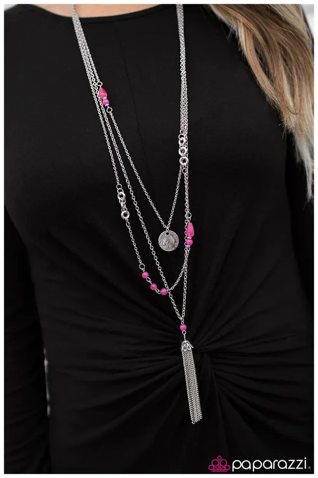 Necklaces Paparazzi Jewelry Paparazzi Necklace Best Wishes Pink