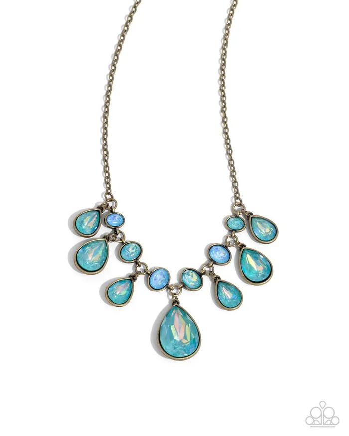 Necklaces Paparazzi Jewelry Paparazzi Necklace Talented Teardrops Brass Necklaces Paparazzi Jewelry Paparazzi Necklace Talented Teardrops Brass