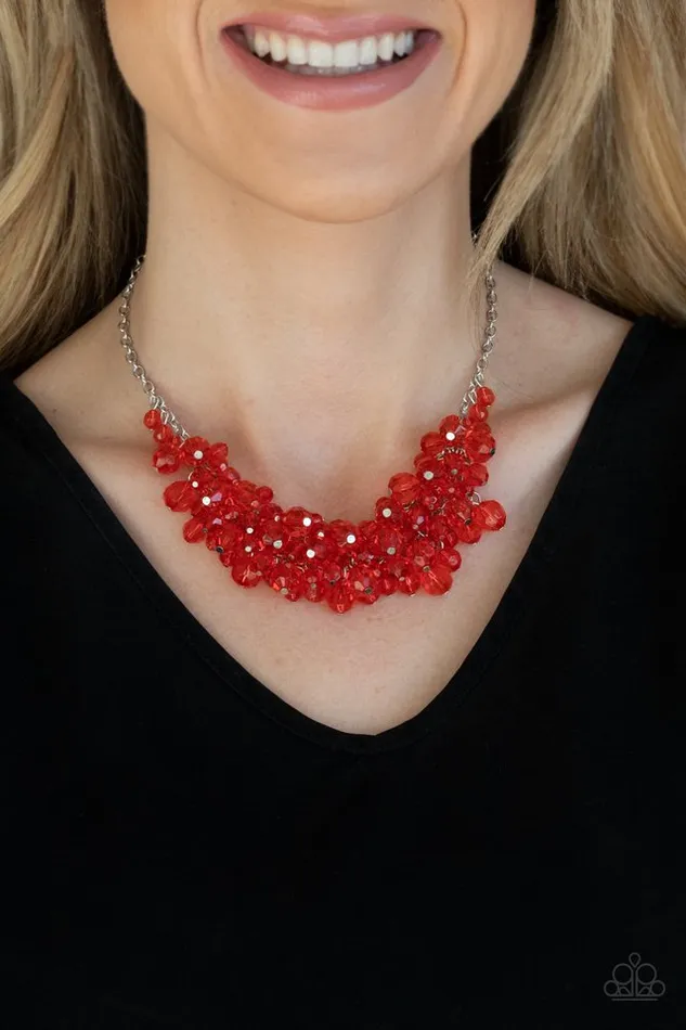 Necklaces Paparazzi Necklace Let The Festivities Begin Red Paparazzi Jewelry