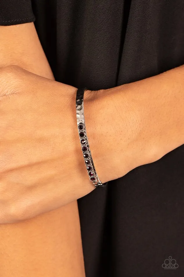 Paparazzi Bracelet Gives Me the SHIMMERS Purple Paparazzi Jewelry Bracelets