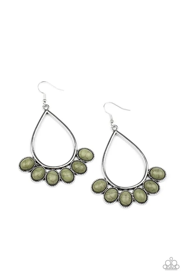 Paparazzi Earring Stone Sky Green Paparazzi Jewelry Earrings Paparazzi Earring Stone Sky Green Paparazzi Jewelry Earrings
