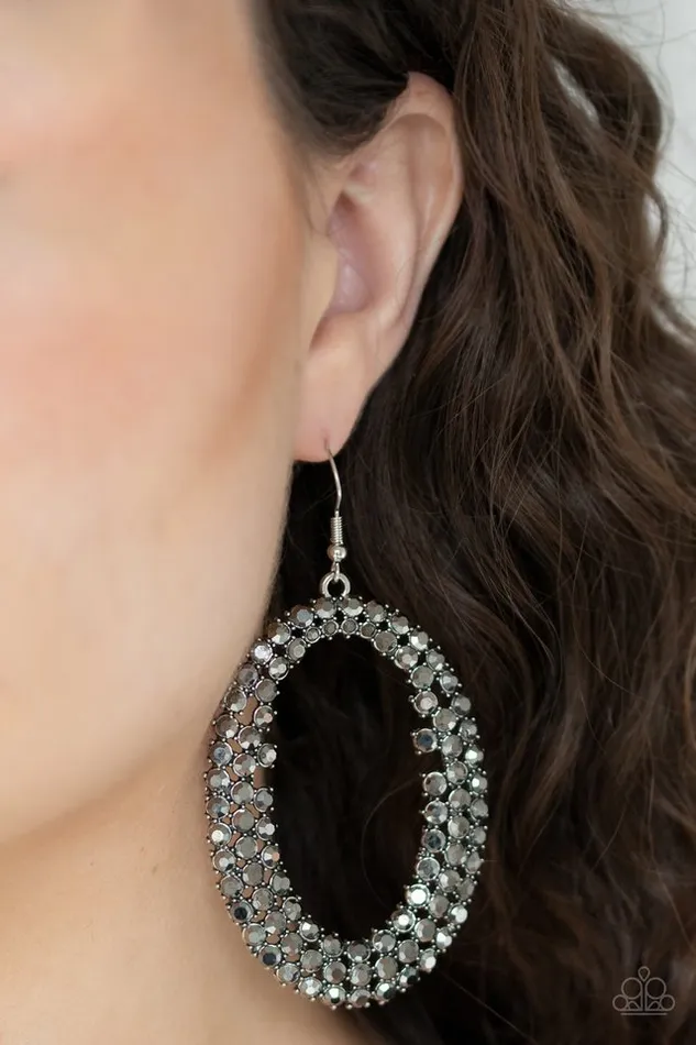 Paparazzi Jewelry Earrings Paparazzi Earring Radical Razzle Silver