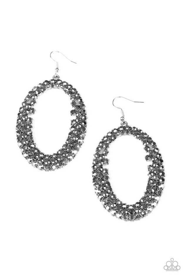 Paparazzi Jewelry Earrings Paparazzi Earring Radical Razzle Silver Paparazzi Jewelry Earrings Paparazzi Earring Radical Razzle Silver