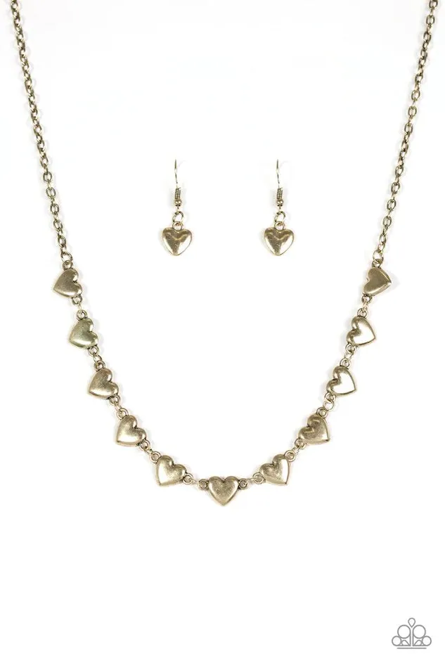 Paparazzi Jewelry Necklaces Paparazzi Necklace If My Heart Had Wings Brass