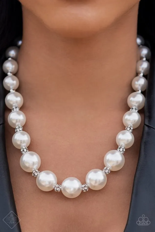 Paparazzi Jewelry Necklaces Paparazzi Necklace Sail Away with Me White
