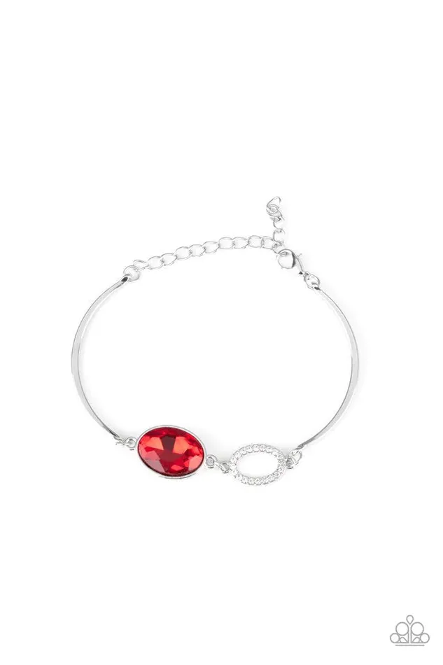 Paparazzi Jewelry Paparazzi Bracelet Glamorous Glow Red Bracelets