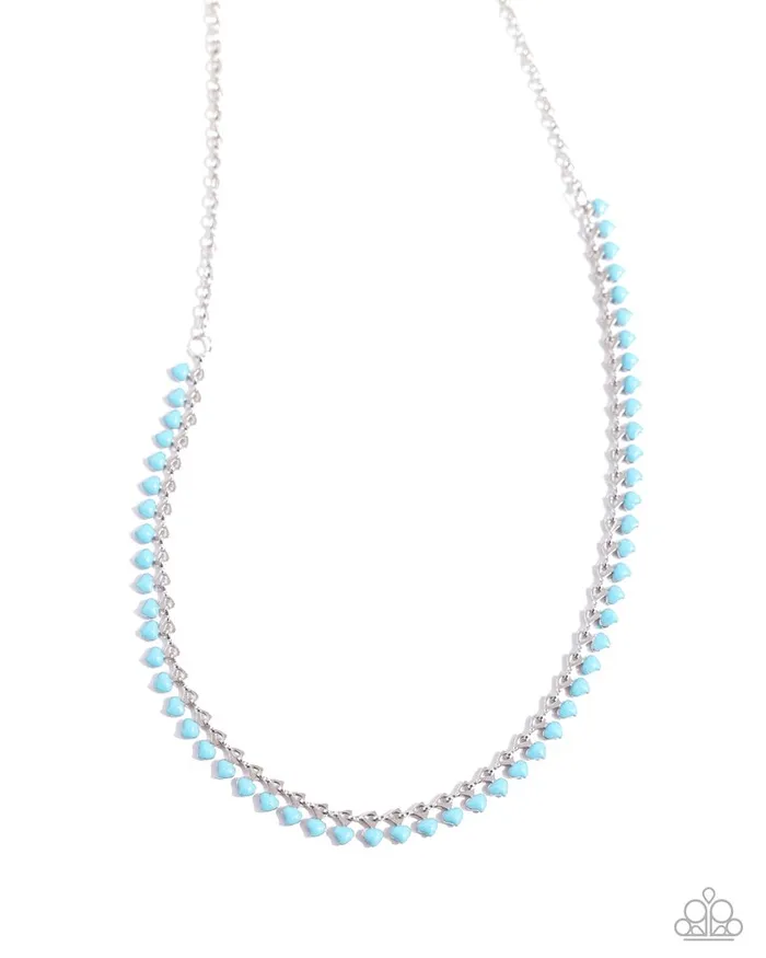 Paparazzi Jewelry Paparazzi Necklace Colored Cadence Blue Necklaces