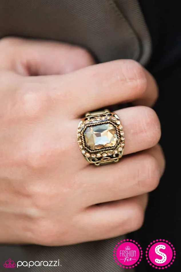 Paparazzi Jewelry Rings Paparazzi Ring Battle Of The Bling Brass