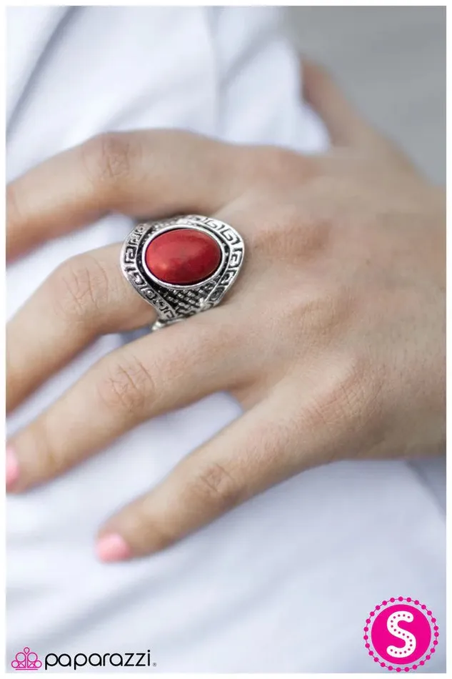 Paparazzi Jewelry Rings Paparazzi Ring Little Ol Cowgirl Red
