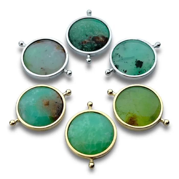Rings MyCONQUERing Chrysoprase Crystal Fidget Ring