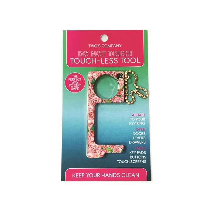 Rings Twos Company Twos Company Key Ring with Ball Chain Attachment on Gift Card Asst 4 Patterns