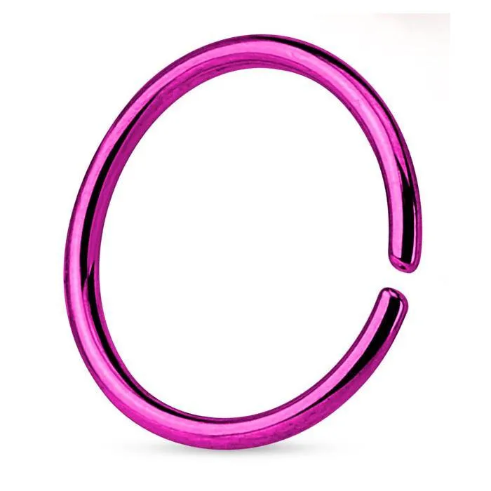 Rings Tulsa Body Jewelry 16g PVD Coated Continuous Ring