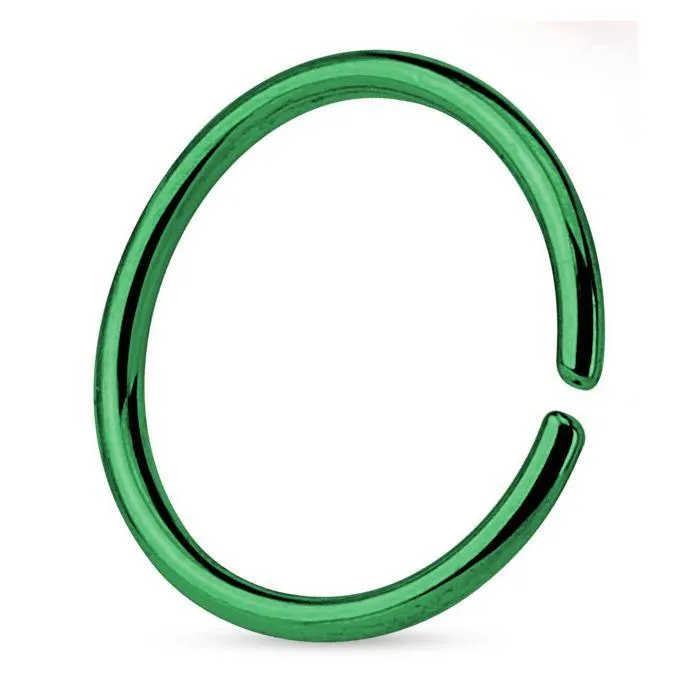 Rings Tulsa Body Jewelry 16g PVD Coated Continuous Ring Rings Tulsa Body Jewelry 16g PVD Coated Continuous Ring