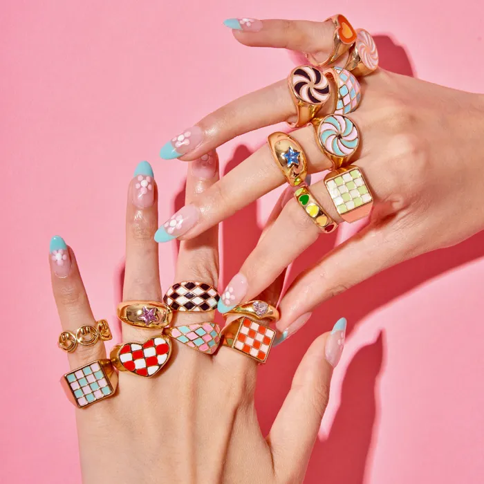 shopsnackbreak Rings French Toast Ring in Rose Cream