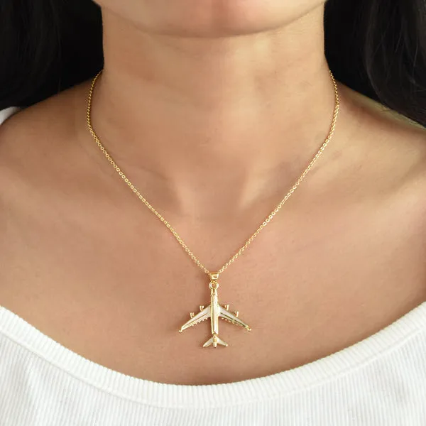 Upakarna Necklaces Aeroplane Necklace