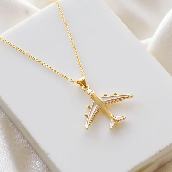 Upakarna Necklaces Aeroplane Necklace