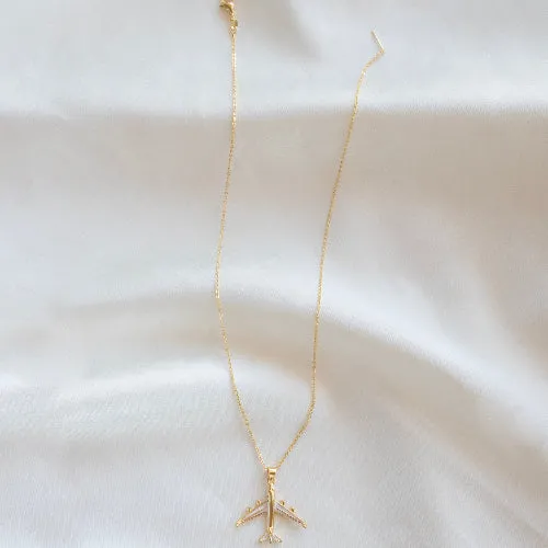 Upakarna Necklaces Aeroplane Necklace
