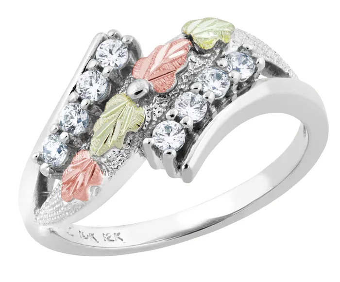 Landstroms Black Hills Gold Sterling Silver Cubic Zirconia Ring TR Jewelry Concepts Rings Landstroms Black Hills Gold Sterling Silver Cubic Zirconia Ring TR Jewelry Concepts Rings