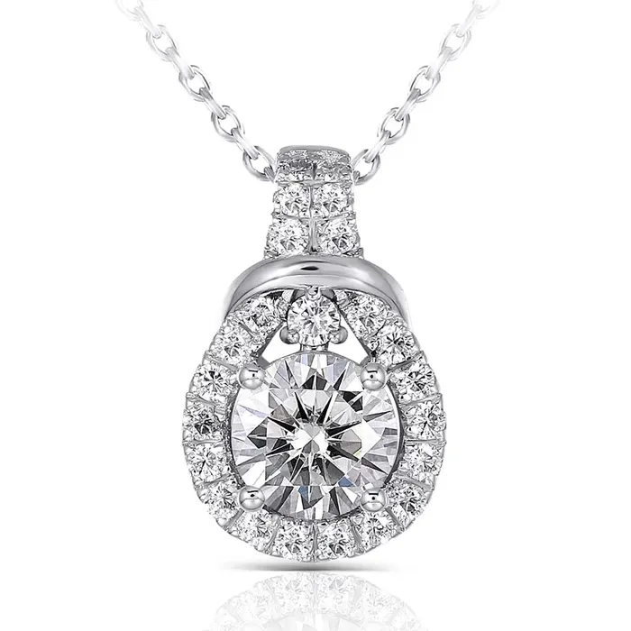 Luxus Moissanite Rings Jewelry Necklaces Platinum Plated Silver Moissanite Pendant Necklace 119ct Luxus Moissanite Rings Jewelry Necklaces Platinum Plated Silver Moissanite Pendant Necklace 119ct