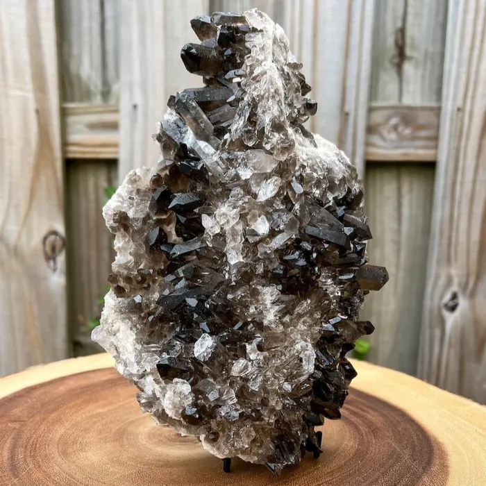 Magic Crystals Charm Necklaces 5 lbs 04 oz Druzy Smoky Quartz Cluster A