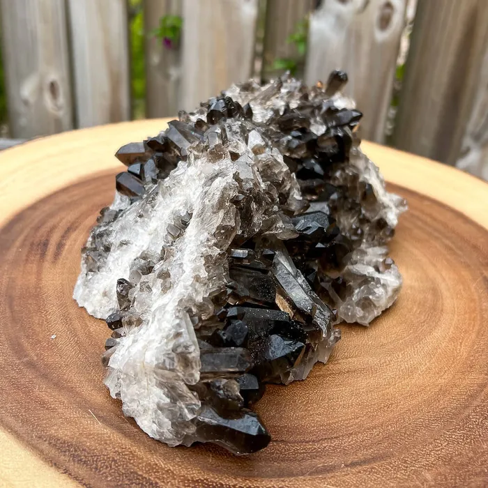 Magic Crystals Charm Necklaces 5 lbs 04 oz Druzy Smoky Quartz Cluster A
