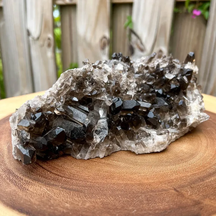 Magic Crystals Charm Necklaces 5 lbs 04 oz Druzy Smoky Quartz Cluster A