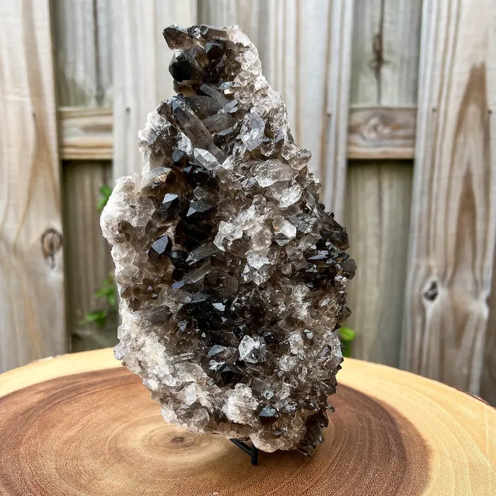 Magic Crystals Charm Necklaces 5 lbs 04 oz Druzy Smoky Quartz Cluster A