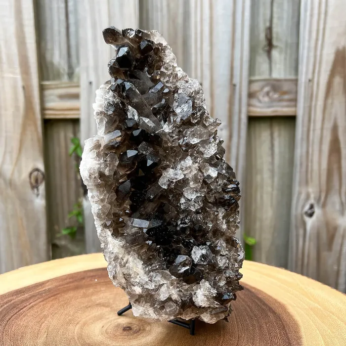 Magic Crystals Charm Necklaces 5 lbs 04 oz Druzy Smoky Quartz Cluster A