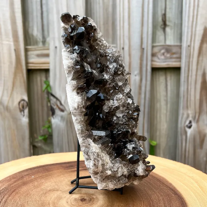 Magic Crystals Charm Necklaces 5 lbs 04 oz Druzy Smoky Quartz Cluster A