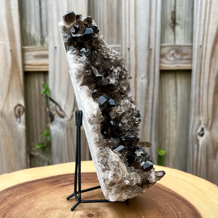Magic Crystals Charm Necklaces 5 lbs 04 oz Druzy Smoky Quartz Cluster A