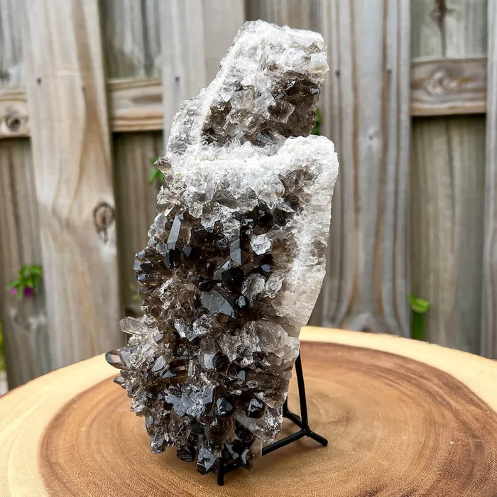 Magic Crystals Charm Necklaces 5 lbs 04 oz Druzy Smoky Quartz Cluster A