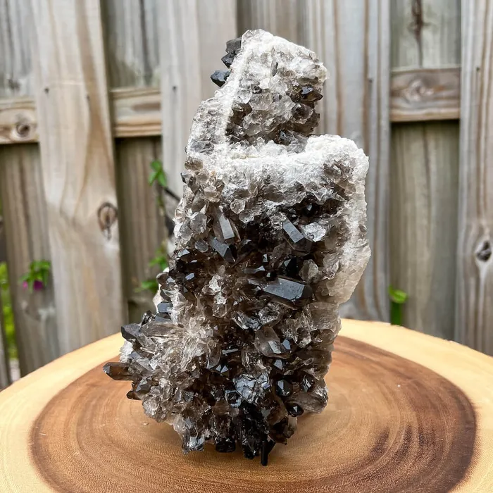 Magic Crystals Charm Necklaces 5 lbs 04 oz Druzy Smoky Quartz Cluster A