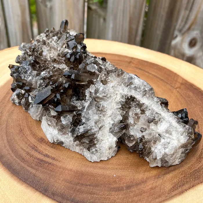 Magic Crystals Charm Necklaces 5 lbs 04 oz Druzy Smoky Quartz Cluster A