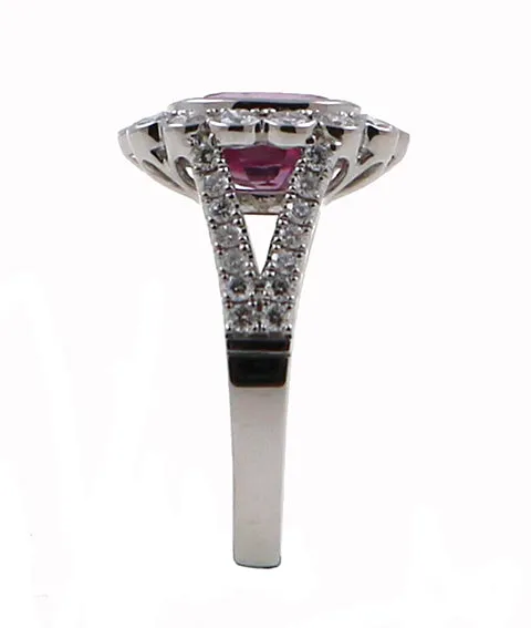Rings Pink Sapphire and Diamond Fashion Ring Shop IDC estore