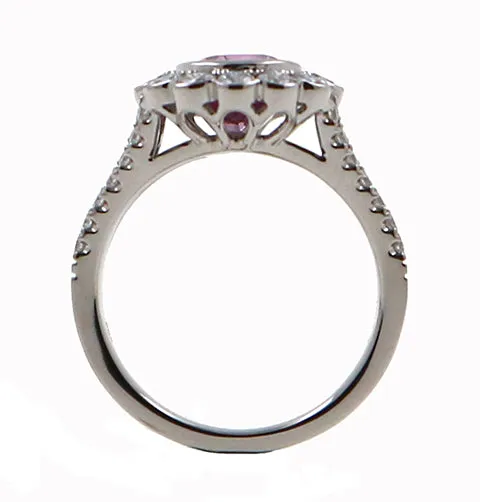 Rings Pink Sapphire and Diamond Fashion Ring Shop IDC estore