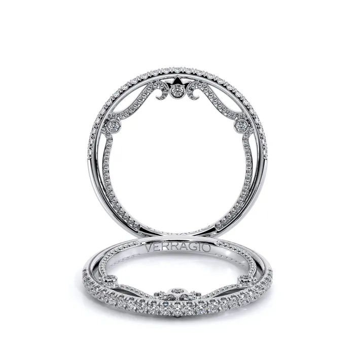 Rings Verragio INSIGNIA 7070WSB 18k White Womens Band International Diamond Center