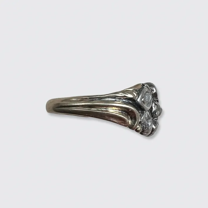 21stfinds Rings Georgian RoseCut Diamond Giardinetti Ring
