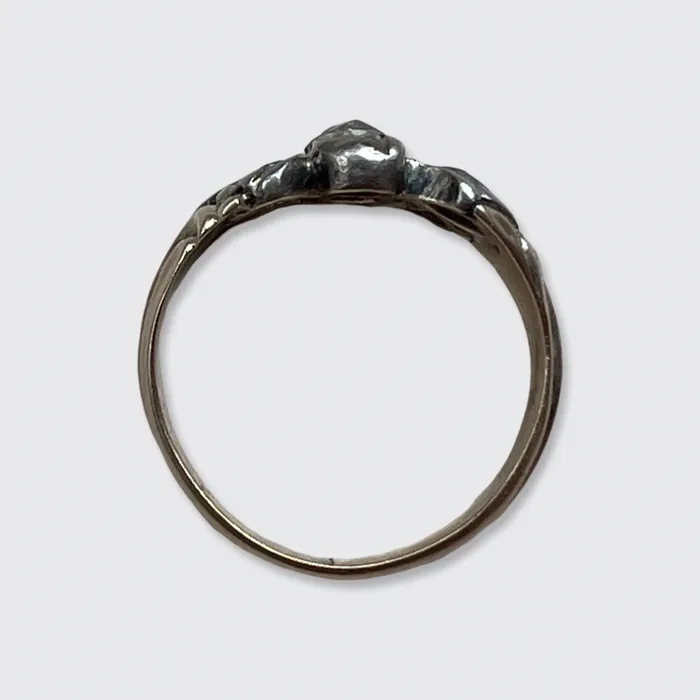 21stfinds Rings Georgian RoseCut Diamond Giardinetti Ring