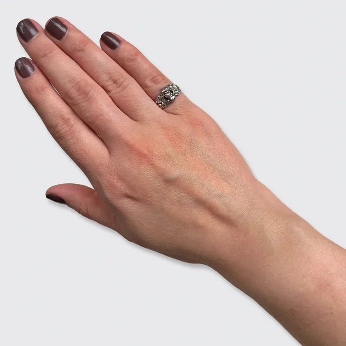 21stfinds Rings Georgian RoseCut Diamond Giardinetti Ring