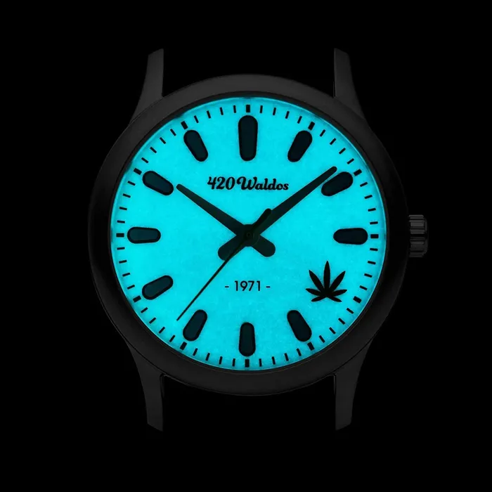420Waldos Womens Quartz Watch Mary Jane Blue Soft Genuine Leather Strap W2005 420Waldos Watches 420Waldos Womens Quartz Watch Mary Jane Blue Soft Genuine Leather Strap W2005 420Waldos Watches