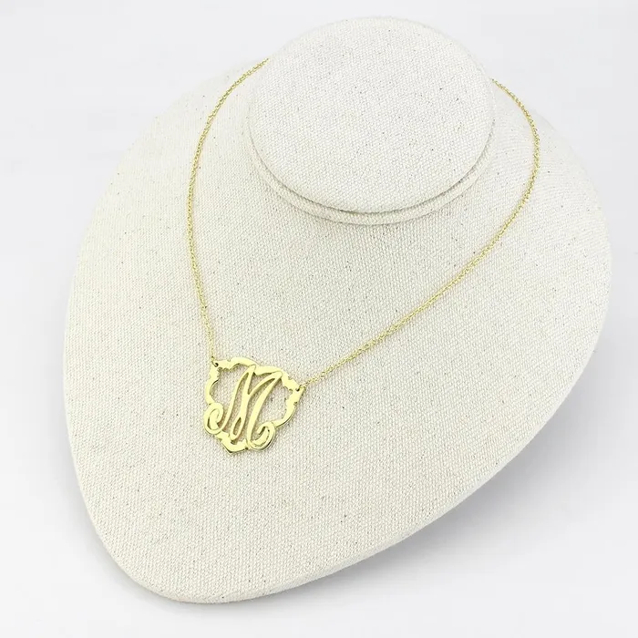 Alamode Necklaces LO4688 Flash Gold Brass Necklace with No Stone