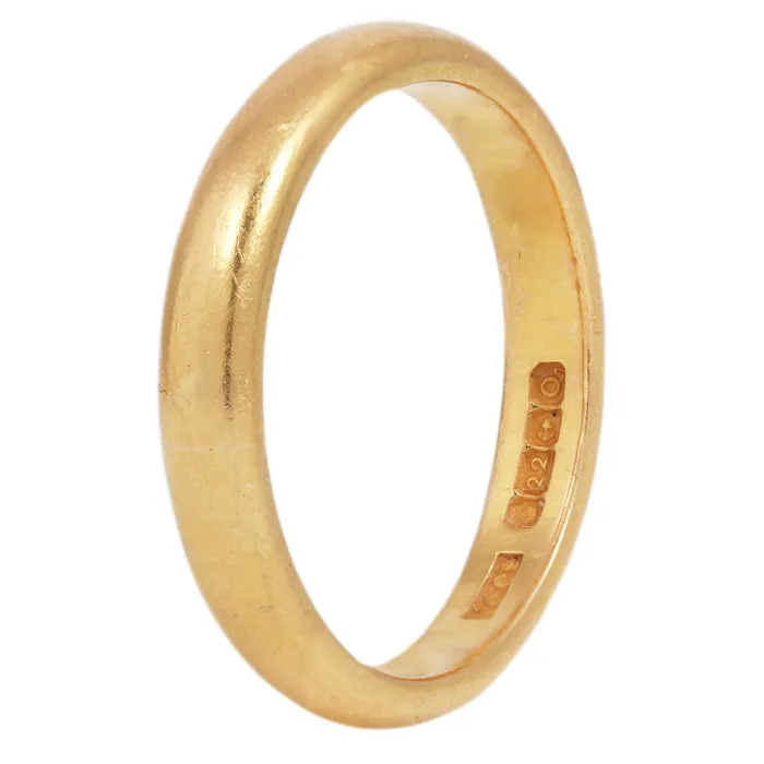 Antique Vintage Jewelry Rings Olympic Gold Band