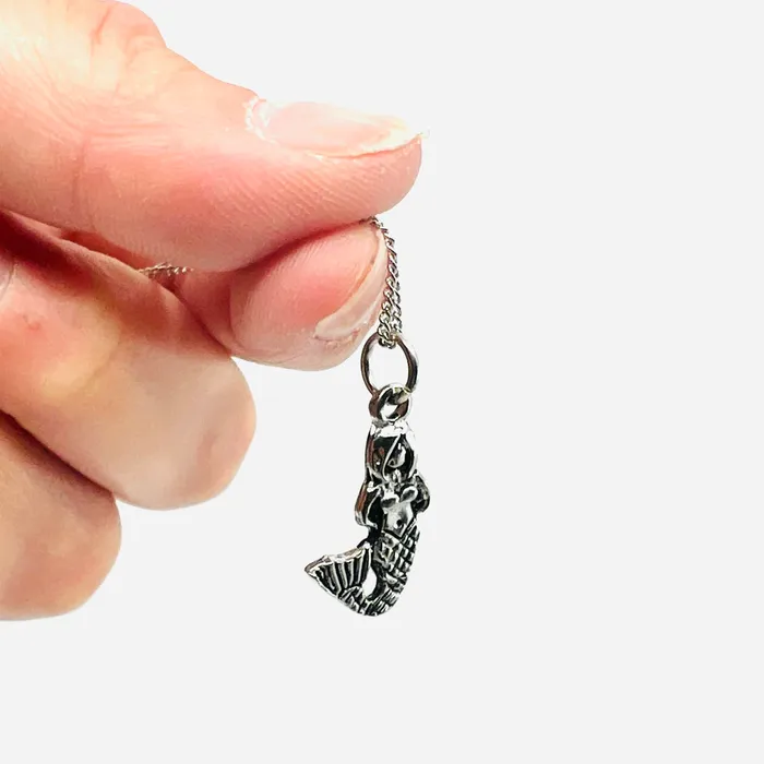 Basic Spirit Necklaces Pewter Mermaid Pendant Necklace