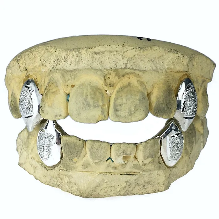 Bling Cartel Admin Rings 925 Sterling Silver Diamond Dust Custom Vampire Fangs Grillz Set Bling Cartel Admin Rings 925 Sterling Silver Diamond Dust Custom Vampire Fangs Grillz Set