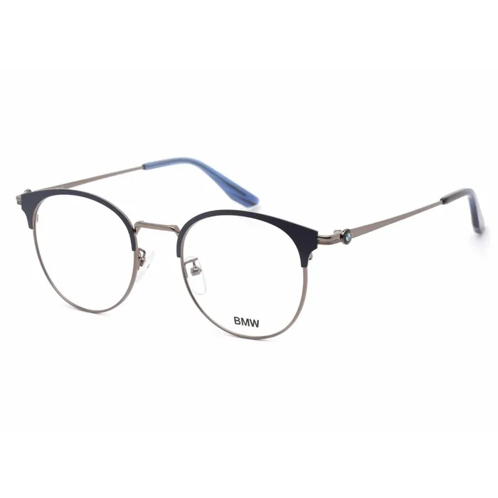 BMW Rings BMW Mens Eyeglasses Shiny Dark Ruthenium Round Frame Clear Lens BW5010 012 BMW Rings BMW Mens Eyeglasses Shiny Dark Ruthenium Round Frame Clear Lens BW5010 012