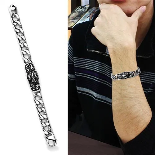 Bracelets Alamode TK1978 High polished no plating Stainless Steel Bracelet with No Stone