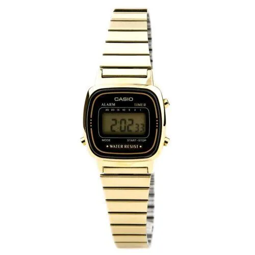 Bracelets Casio Casio Womens Classic Casual Sports Vintage Alarm Gold Tone Steel Bracelet Digital Watch LA670WGA1 Bracelets Casio Casio Womens Classic Casual Sports Vintage Alarm Gold Tone Steel Bracelet Digital Watch LA670WGA1